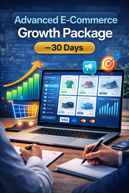 Advanced E-Commerce Growth Package – 30 Days