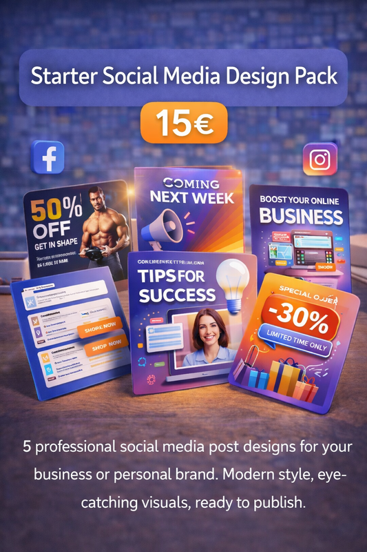 Starter Social Media Design Pack